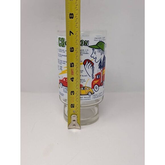 Vintage CB Jargon Drinking Glass-Barware-Collectible 1970's CB Radio Phrases Nov - Picture 6 of 7